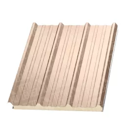   12 cm Tető szendvicspanel, kőzetgyapot töltéssel, RAL 1015 (bézs)