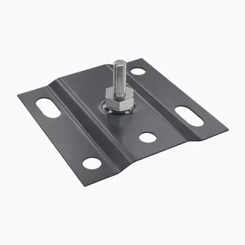 Csőbilincs rögzítő szendvicspanelhez/trapézlemezhez - 33-as rendszer RAL 7024 fényes (galambszürke)