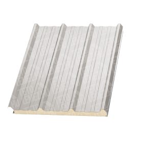   10 cm PUR tető szendvicspanel, RAL 9002 (tört fehér) - Egyedi méretben