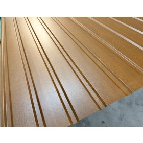   T7 trapézlemez, aranytölgy (egy oldalas) - vtg.: 0,45mm SAJÁT GYÁRTÁS