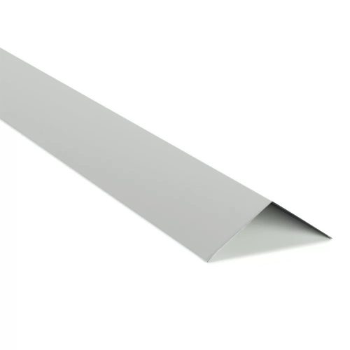 Gerincelem trapézlemezhez 20 cm x 20 cm RAL 7035 fényes (világos szürke), Hossz: 2000 mm