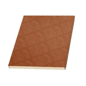   6 cm Fal szendvicspanel, látszó rögzítéssel, RAL 8004 (téglavörös)