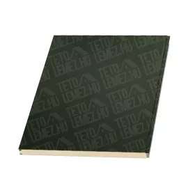   15 cm Fal szendvicspanel, kőzetgyapot töltéssel, látszó rögzítéssel, RAL 6020 (katonai zöld)