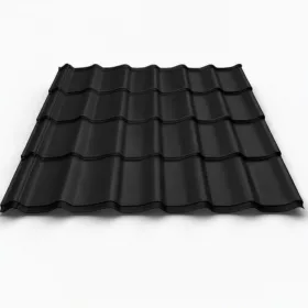   BONA Plus cserepeslemez, 9005 SSAB matt (fekete) 0,5mm vastag