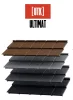 ZET ROOF látszó rögzítésű moduláris cserepeslemez, UTK23 matt (galamb szürke) 0,5mm vastag