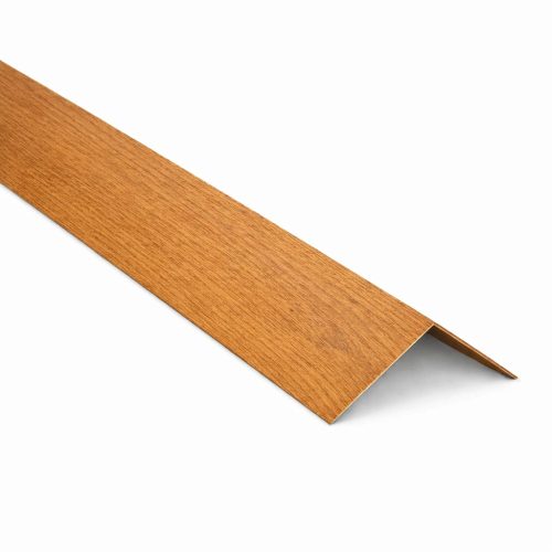 Gerincelem trapézlemezhez 20 cm x 20 cm aranytölgy, Hossz: 2000 mm