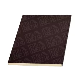   12 cm Fal szendvicspanel, látszó rögzítéssel, RAL 8017 (csokibarna)