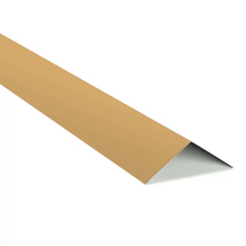 Gerincelem trapézlemezhez 20 cm x 20 cm RAL 1002 fényes (gabona sárga), Hossz: 2000 mm