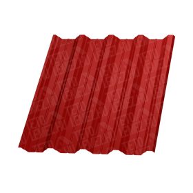 T50 trapézlemez, RAL3000 fényes (tűzpiros) - vtg.: 0,50mm