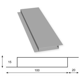 Simetra kerítéselem - RAL 1002 fényes (Gabonasárga)