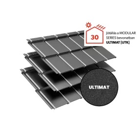   IZI ROOF látszó rögzítésű moduláris cserepeslemez, UTK23 matt (galamb szürke) 0,5mm vastag