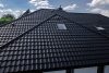 ZET LOOK rejtett rögzítésű moduláris cserepeslemez, UTK33 matt (fekete) 0,5mm vastag