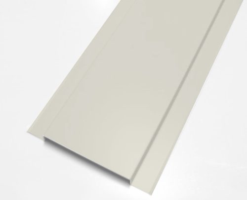 Szendvicspanel csatlakozás takaró elem RAL 9002 fényes (törtfehér), Hossz: 2000 mm