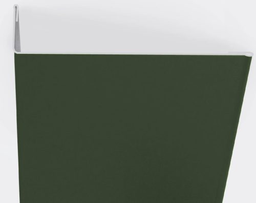 Aszimmetrikus sarokelem RAL 6020 fényes (katonai zöld), Hossz: 2000 mm