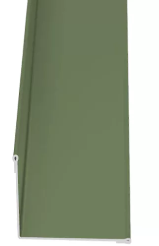 Belső sarokelem RAL 6011 fényes (világos zöld), Hossz: 2000 mm