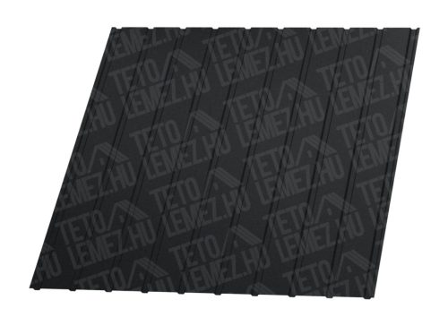 T8 trapézlemez, RAL 9005 matt (fekete) - vtg.: 0,45mm