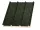 12 cm Tető szendvicspanel, kőzetgyapot töltéssel, RAL 6020 (katonai zöld)