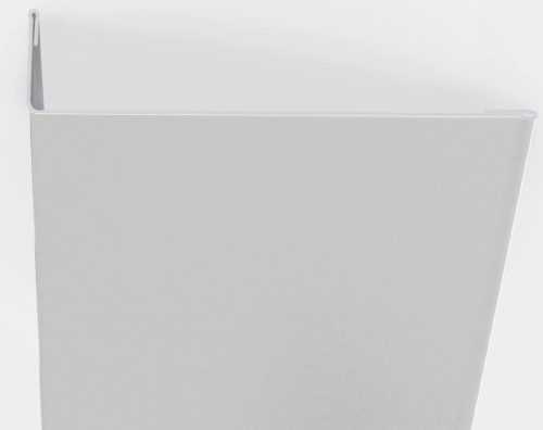 Aszimmetrikus sarokelem RAL 7035 fényes (világos szürke), Hossz: 2000 mm