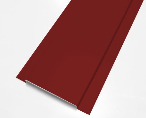 Szendvicspanel csatlakozás takaró elem RAL 3011 matt (meggypiros), Hossz: 2000 mm