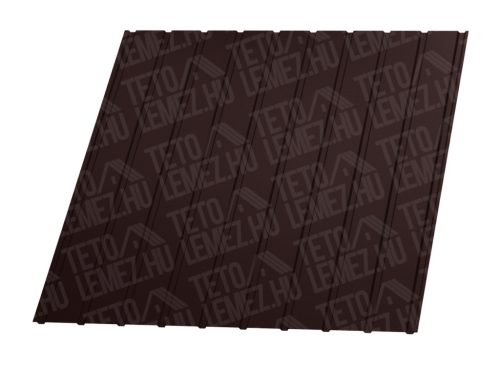 T8 trapézlemez, RAL 8017 fényes (csokibarna) - vtg.: 0,45mm