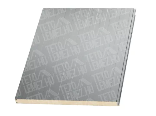 20 cm Fal szendvicspanel, látszó rögzítéssel, RAL 9006 (ezüst metál)