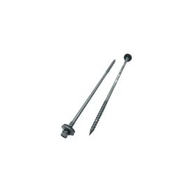   Tetőpanel csavar fához/betonhoz 6,3x130mm (4 cm vtg tetőpanelhoz) - RAL 7016