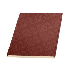   4 cm Fal szendvicspanel, látszó rögzítéssel, RAL 3009 (bordó)