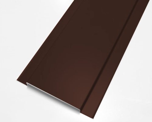 Szendvicspanel csatlakozás takaró elem RAL 8017 fényes (csokibarna), Hossz: 2000 mm