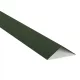 Gerincelem trapézlemezhez, Fényes RAL 6020 (katonai zöld), Hossz: 2000 mm