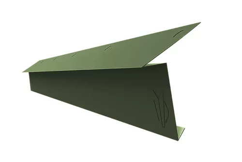 Indító ereszszegély RAL 6011 fényes (világos zöld), Hossz: 2000 mm