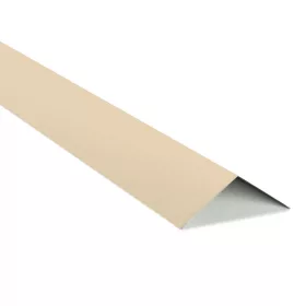   Gerincelem trapézlemezhez, Fényes RAL 1015 (bézs), Hossz: 2000 mm