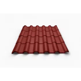 PERLA cserepeslemez, 3009 ultramatt (bordó) 0,5mm vastag