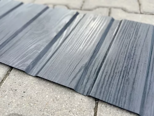 T7 trapézlemez, matt kétoldalas antracit faminta - vtg.: 0,45mm SAJÁT GYÁRTÁS