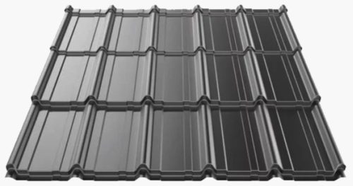 FINN RETRO cserepeslemez, TK 24 matt (antracit szürke) 0,5mm vastag