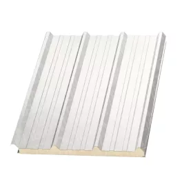   10 cm Tető szendvicspanel, kőzetgyapot töltéssel, RAL 9010 (hófehér)