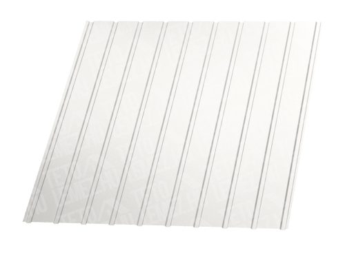 T8 trapézlemez, RAL 9010 fényes (hófehér) - vtg.: 0,50mm