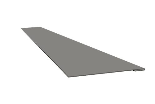 Toldó elem Lambda lemezhez RAL 9007 fényes (grafitmetál), Hossz: 500 mm