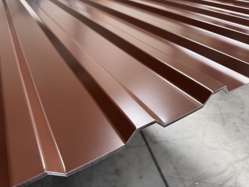 T20 trapézlemez, RAL8017 fényes (csokibarna) - 2000mm - vtg.: 0,45mm