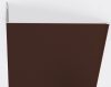 Aszimmetrikus sarokelem RAL 8017 fényes (csokibarna), Hossz: 2000 mm