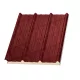 10 cm Tető szendvicspanel, kőzetgyapot töltéssel, RAL 3011 (meggypiros)