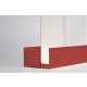 Szendvicspanel fogadó profil RAL 3000 fényes (tűzpiros), Hossz: 2000 mm