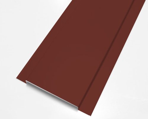 Szendvicspanel csatlakozás takaró elem RAL 3009 matt (bordó), Hossz: 2000 mm