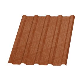   T38 trapézlemez, RAL8004 fényes (téglavörös) - vtg.: 0,45mm