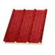 10 cm Tető szendvicspanel, kőzetgyapot töltéssel, RAL 3000 (tűzpiros)