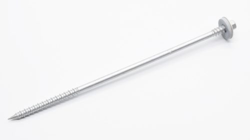Falpanel csavar fához/betonhoz 6,3x155mm (10 cm vtg falpanelhoz) 50db - RAL 9002