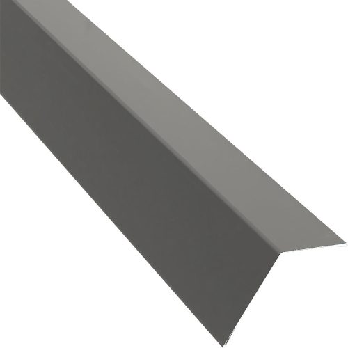 Féltető lezáró szegély RAL 9007 fényes (grafitmetál), Hossz: 2000 mm