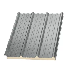 8 cm Tető szendvicspanel,  RAL 9006 (ezüst metál)