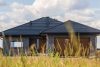 IZI ROOF látszó rögzítésű moduláris cserepeslemez, UTK33 matt (fekete) 0,5mm vastag