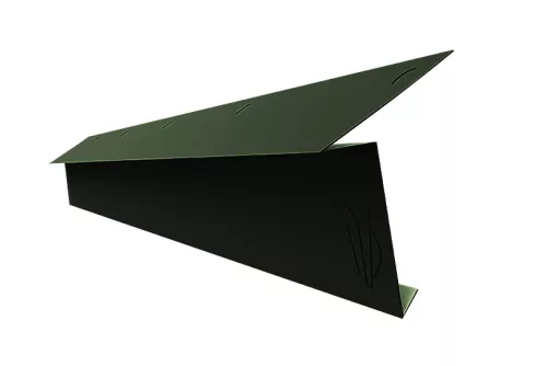 Indító ereszszegély UTK11 matt (katonai zöld), Hossz: 2000 mm