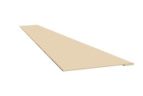 Toldó elem Lambda lemezhez RAL 1015 fényes (bézs), Hossz: 500 mm